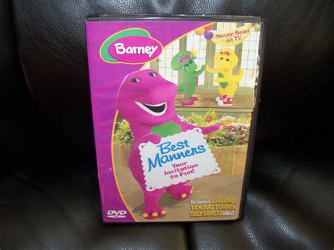 Barney Barneys Best Manners Dvd 2003 45986028181 Ebay