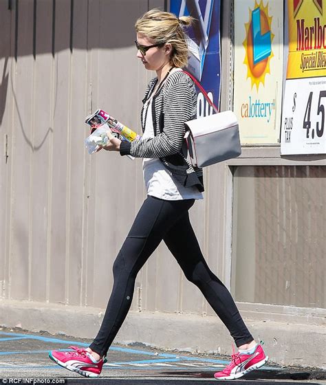 Toned And Trim Emma Roberts Shows Off Her Slender Frame As She Makes