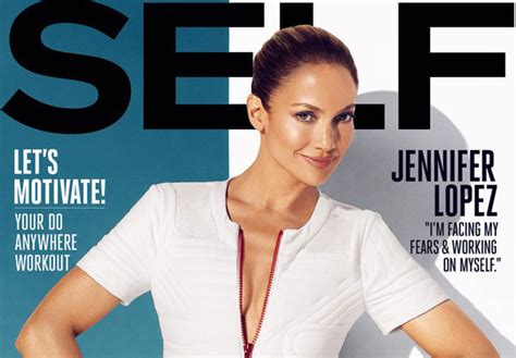 Jennifer Lopez On The Cover Of Self Magazine