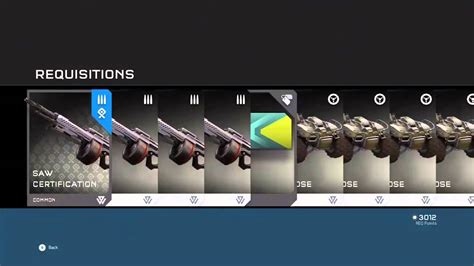 Halo 5 Req Packs Legendary Items Youtube