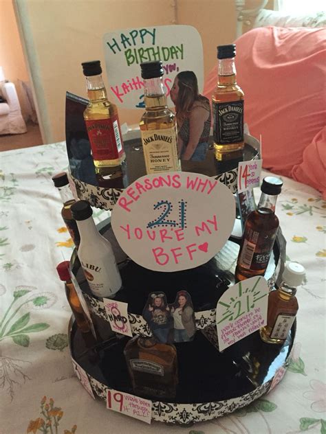 Check spelling or type a new query. Best friend's 21st birthday "cake" with pictures, mini ...