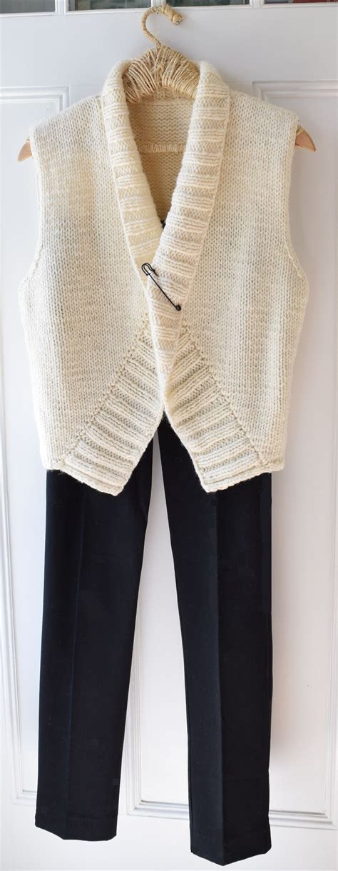 Don't miss new knitting pattern woman knitted jumper. Knitting Pattern - Vest Alternative | Knit vest pattern ...