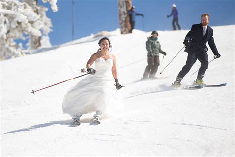 Skiing Wedding Photos By Ciprian Photography Ski Wedding Wedding Pics