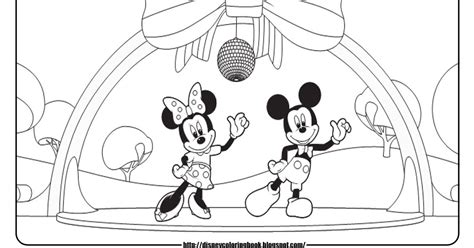 Gambar Mewarnai Kartun Mickey