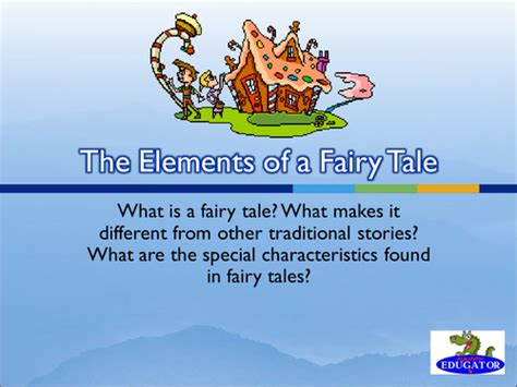 Elements Of A Fairy Tale Powerpoint Teaching Resources