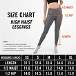 women's best leggings sizing chart