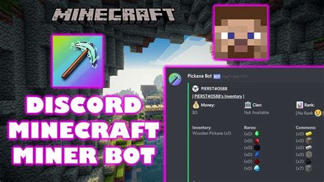 How To Use The Idle Miner Discord Bot Play Minecraft In Discord