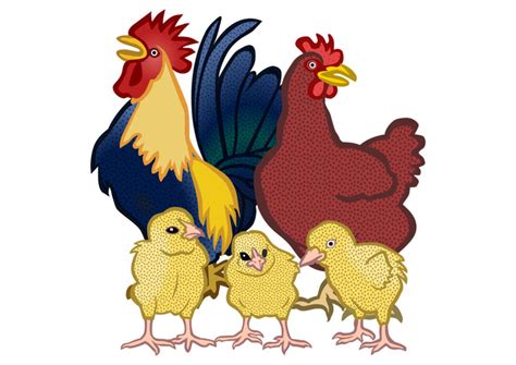 Pour imprimer les coloriages de poules et de poussins, il suffit de cliquer sur le dessin ou sur le lien pour voir le coloriage de poule ou le coloriage de poussin en grand et l'imprimer. Image Coq, poule et poussins - Images Gratuites à Imprimer ...