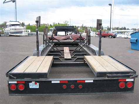 30 Gooseneck Triple Axle Boat Trailer