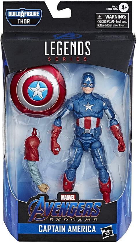 Capitán América Marvel Legends Avengers Endgame Hasbro Nuevo Mercado