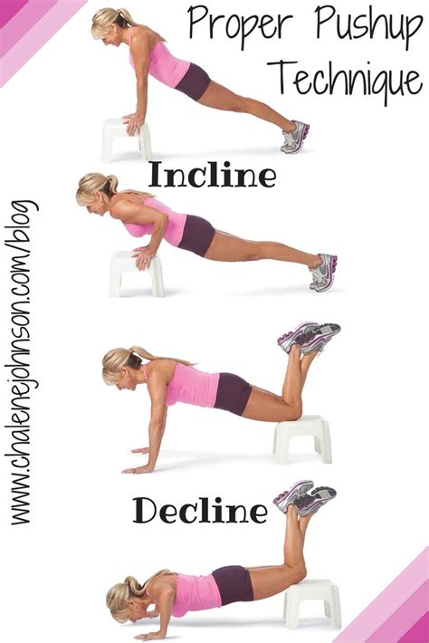 Proper Pushup Technique For Incline And Decline Pushups Head Over To