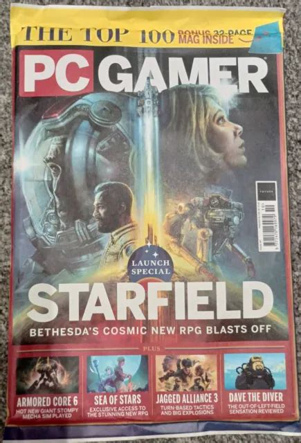 Pc Gamer Magazine Uk October 2023 Issue 387 Starfield Top 100