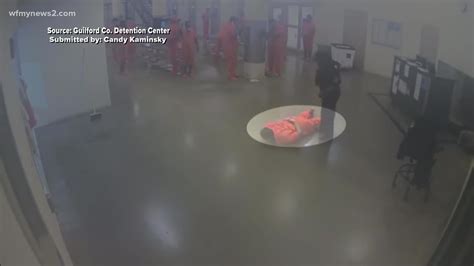 security video shows guilford county inmate attack jail officer