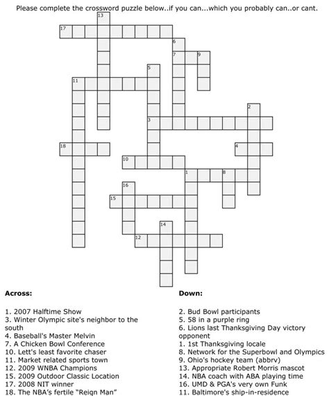 Basic Basketball Crossword Puzzles Learning Printable Basic