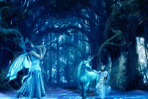 Mystical Forest Spirits By Amdominator On Deviantart