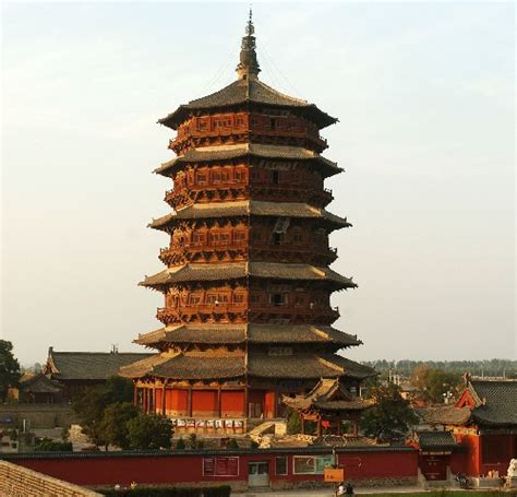 The Sakyamuni Pagoda Of Fogong Temple Cn
