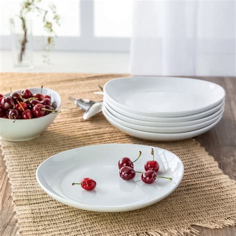 Better Homes And Gardens Oval Monroe Salad Plates Set Of 12 White