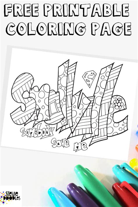 Smallville Free Coloring Page — Stevie Doodles