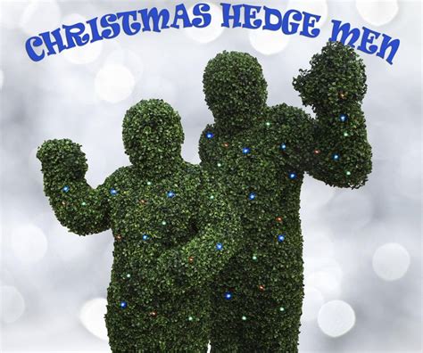 The Hedge Men Walkabout Characters Event Stand Walkabout Hedges