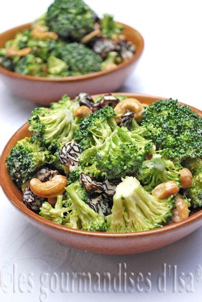 Découvrez les recettes des blogs de cuisine. SALADE DE BROCOLI AUX CANNEBERGES ET NOIX DE CAJOU ...