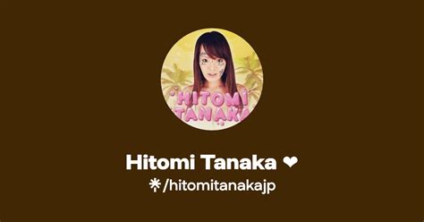 hitomi tanaka ️ instagram tiktok linktree