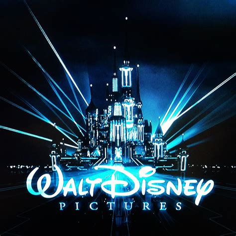 Walt Disney Pictures Logo From Tron Legacy Fondos De Pantalla