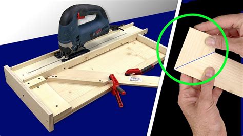 To keep the cut square, use a sharp blade and avoid forcing the saw through the cut. PERFETC CUT - Jigsaw Table Cutting Station DIY - YouTube