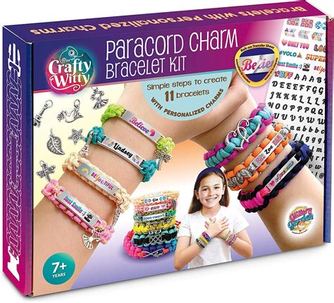 Personalizowane Charm Friendship Bracelet Making Kit Najlepsze Dzieci W Wieku 7 14 Wielka