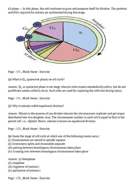 Ncert Class 11 Biology Chapter 10 Cell Cycle And Cell Division Part 6