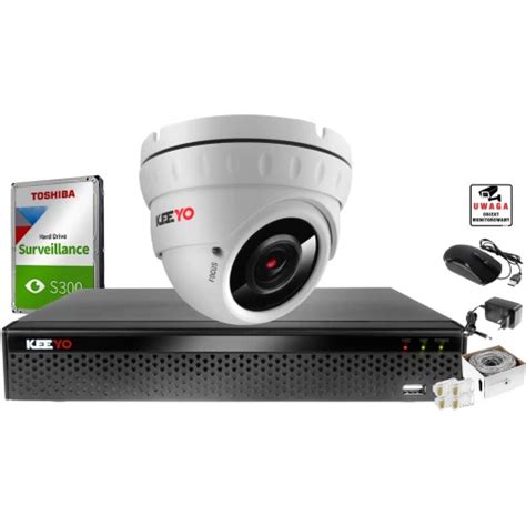 Monitoring Keeyo Zestaw Ip Full Hd Ir M H X Lv Ip Ii Ivel