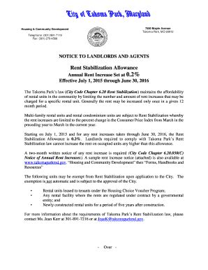 Rca ministers of word and sacrament getting distributions will benefit from the housing exclusion. Editable notice of rent increase letter sample - Fill Out & Print Forms, Download in Word & PDF ...