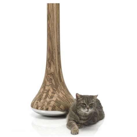 Funny enough that cat when brought to my parents tried to get in their bedroom (open at night!) and they were just very strict with him, that it's not allowed. Leo Cat Scratching Post for Design Conscious Cat Owners ...