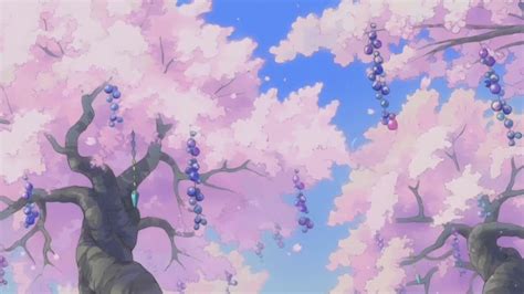 Aesthetic Anime Nature Background Gambarku