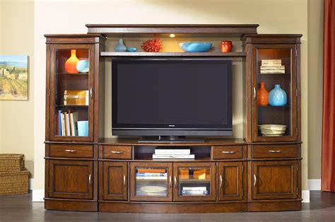 Hanover Large Tv Entertainment Center Unit With Piers