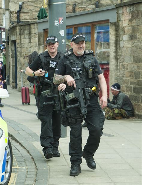 Edinburghs Hogmanay Revellers Protected By Record Number Of Gun Cops
