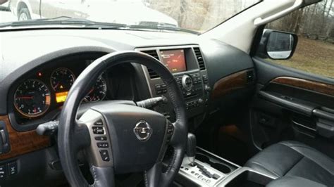 2013 Nissan Armada Platinum 4x4 No Reserve Low Mileage Chrome Galore