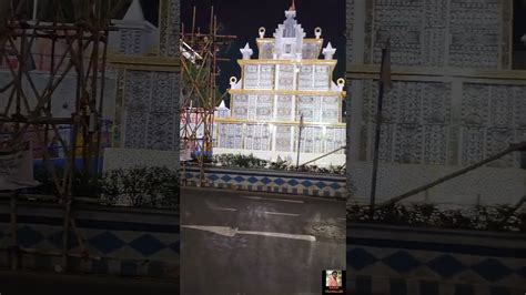 Muhammad Ali Park Durga Puja 2022 Sheesh Mahal Rajasthan In Kolkata
