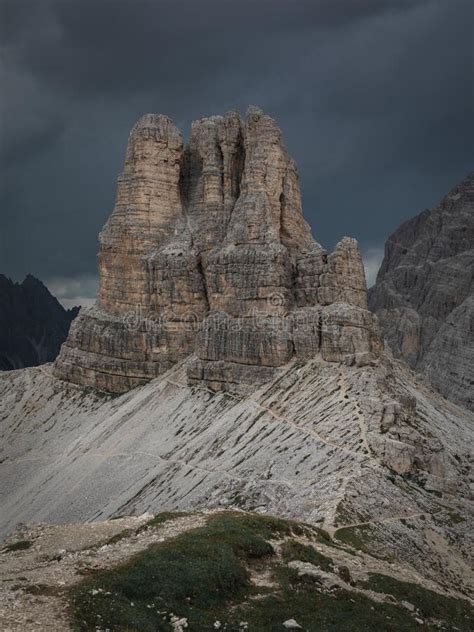 Sasso Di Sesto Mountains Peak In The Dolomite Alps In South Tyrol With