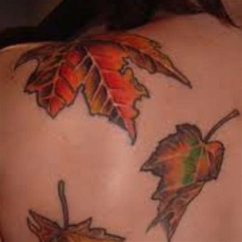 Fall Leaves Back Tattoo Tattoos Autumn Tattoo Mystical Tattoos
