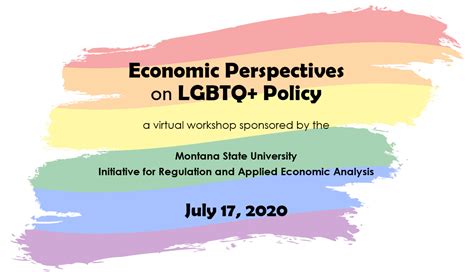 Economic Perspectives On Lgbtq Policies Regulation And Applied