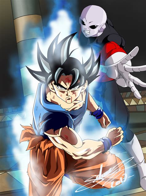 Goku Ultra Instinct And Jiren V2 By Chibidamz On Deviantart