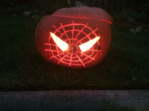 Spider Man Pumpkin Pumpkin Carving Pumpkin Carving