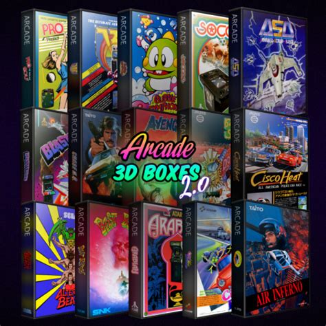 Arcade 3d Boxes 20 Game Box Art Launchbox Community