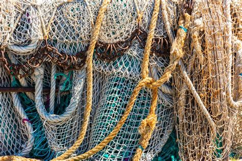 Old Fishing Nets And Ropes Featuring Fishing Nets And Ropes