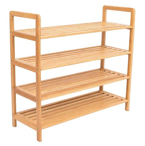 Home Furniture And Diy Wooden Shoe Storage Rack Slatted Organiser Shelf Stand 2 3 4 Tier Rack