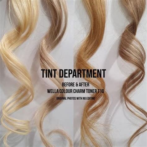 Before After Wella Colour Charm Permanent Toner Wella Color Charm
