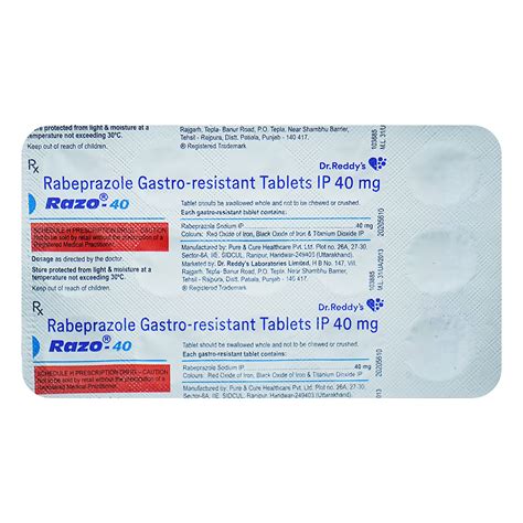 Razo 40 Tablet Uses Side Effects Price Apollo Pharmacy