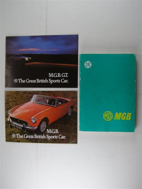 Documentation MGB Workshop Manual Plus Brochures MGB En Catawiki