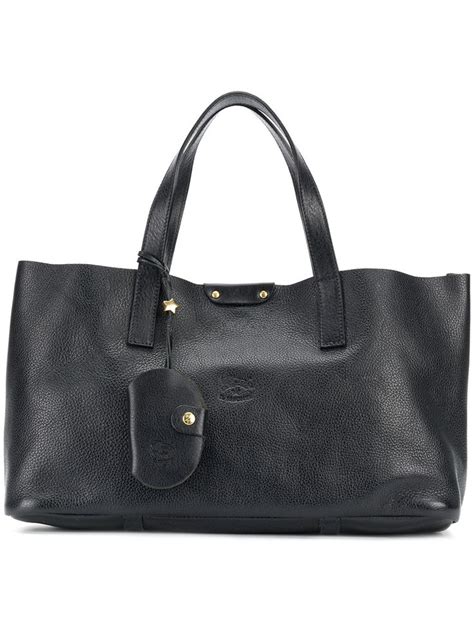 Il Bisonte Black Ilbisonte Bags Leather Hand Bags Tote