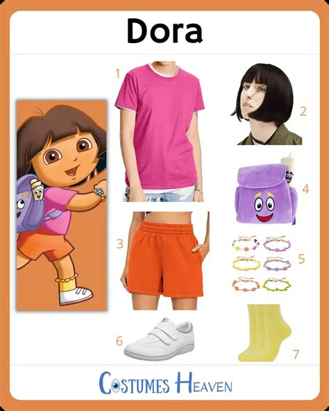Dora Costume For Cosplay Halloween